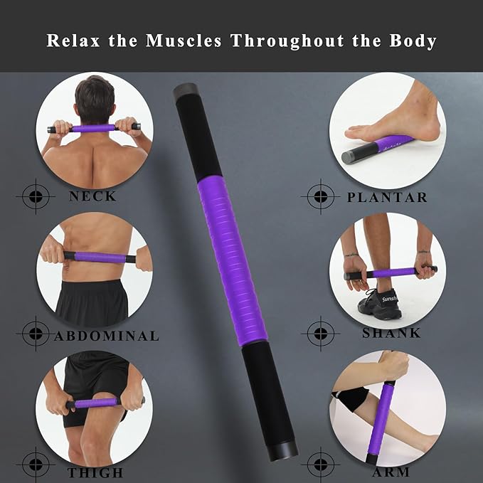 Muscle Roller Massage Stick for Legs Massager Roller-Calf Roller Deep Tissue Release Muscle Soreness, Trigger Points for Legs, Neck, Calves, Thighs, Shins, Back-Ruum Studio Home