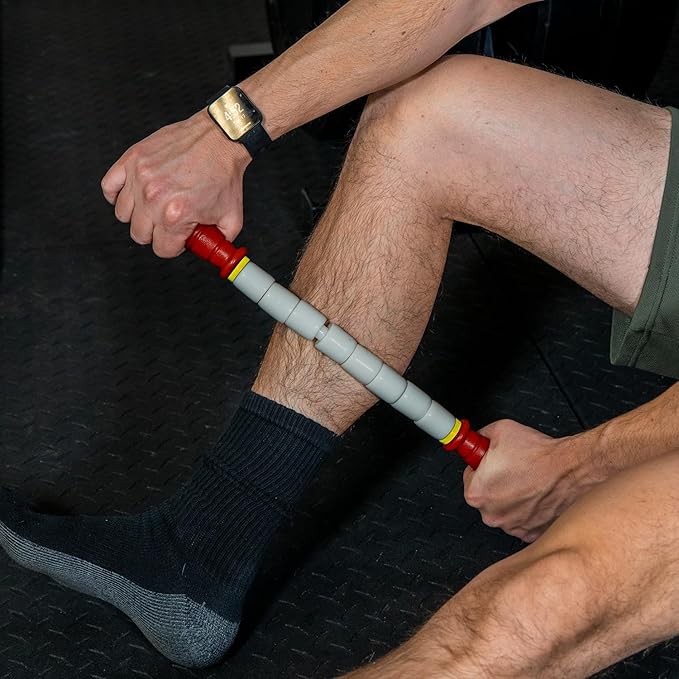 Massage Stick 18" Flexible Handheld Spindle Massage Roller (Will Contour to Any Muscle) - Full Body Muscle Recovery & Myofascial Release (Medium - 18" Massage Stick)-Ruum Studio Home