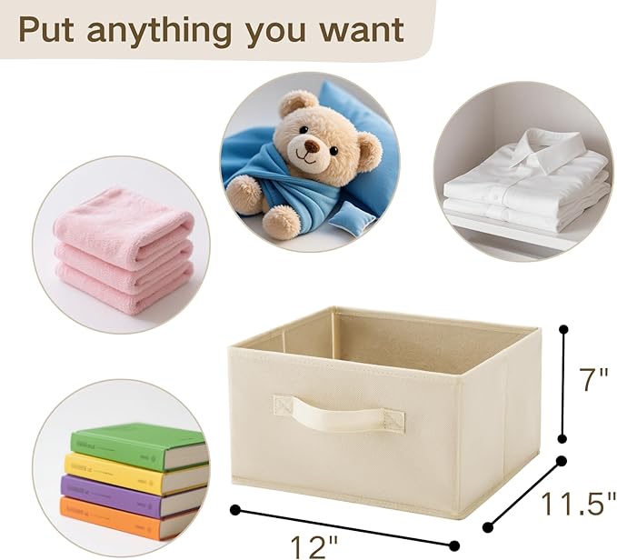 Hanging Shelf Closet Storage Organizer Removable Drawers ，Hanging Storage Organizer Hanging Sweater 2 Sock Underwear Drawers for Closet, Bedroom, Beige-Ruum Studio Home