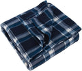 50x60 Throw Blankets, Plaid Fleece Throw Blankets for Bedroom, Couch, Livingroom, Chair, Pets, Outdoors-Ruum Studio Home