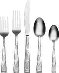 Oneida Tuscany 45-Piece Flatware Set, Service for 8, Silver-Ruum Studio Home