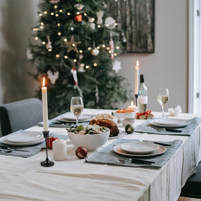 Candlestick Holders,Taper Candle Holder for Candlesticks Black Candelabra Candle Holder Vintage Candle Stick Candle Holders for Fireplace Party Dining Home-Ruum Studio Home