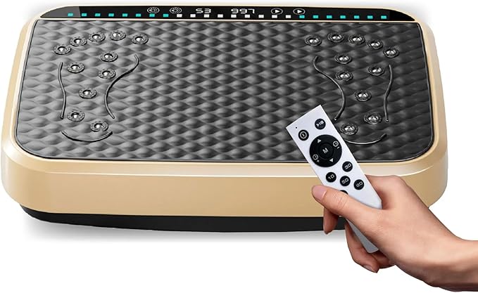 Vibration Plate Fitness Platform Whole Body Exercise Machine with 120 Speed Levels, Lymphatic Drainage, Fat Burning, and Weight Loss, Perfect for Women, Men, and Home Gym Exercise-Ruum Studio Home