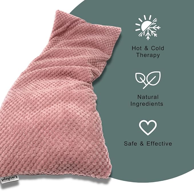Solayman's Heating Pads for Cramps - Pink, Removable Cover, Lavender Scented-Ruum Studio Home
