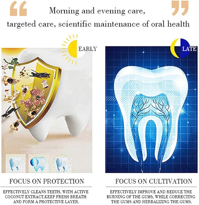 ZJchao Bamboo Charcoal Toothpaste, Activated Charcoal Coconut Oil Toothpaste for Teeth Whitening-Ruum Studio Home