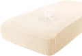hyha Waterproof Couch Cushion Covers for Pets, Non Slip Sofa Seat Cover for Dogs Washable, Soft Thick Stretch Jacquard Fabric, Sofa Slipcovers with Elastic Bottom (1 Piece for Large, Beige)-Ruum Studio Home