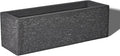 24 Inch Rectangular Concrete Planter,Durable All-Weather Use with Drainage Holes,Large Rectangular Planter for Outdoor Indoor Plants-Ruum Studio Home