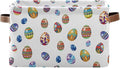Easter Storage Basket Cube Storage Bins Organizer Bag Collapsible Closet Shelf Baskets with handle for Baby Cloth Pet Toy Book 14.2×10.2×8.3 IN-Ruum Studio Home
