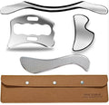 4 in 1 Stainless Steel Muscle Scraper Tool Set, IASTM Physical Therapy Massage Tools, Gua Sha Massage Scraping Tool with Storage Case-Ruum Studio Home