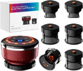 UBALANCE Smart Cupping Therapy Set - Cellulite Massager with 6 Massage Cups, Portable Electric Device for Enhanced Blood Circulation, Reduced Cellulite, and Muscle Soreness Relief（Red）-Ruum Studio Home