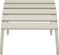 WestinTrends Outdoor Ottoman, Patio Adirondack Ottoman Foot Rest, All Weather Poly Lumber Folding Foot Stool for Adirondack Chair, Widely Used for Outside Porch Pool Lawn Backyard, Sand-Ruum Studio Home