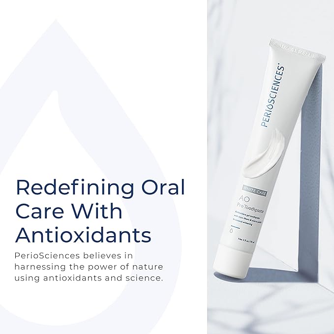 PerioSciences AO Pro Post Whitening Toothpaste with Nano Hydroxyapatite, Remineralizing, 3 fl oz / 90ml-Ruum Studio Home