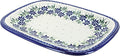 Blue Rose Polish Pottery Sierra Medium Rectangular Serving Platter-Ruum Studio Home