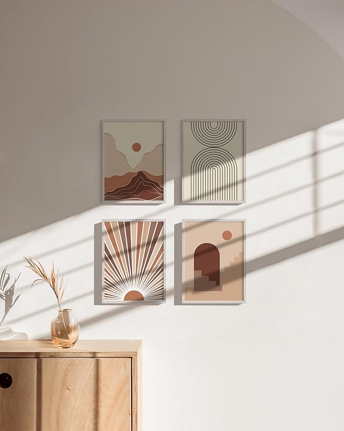 HAUS AND HUES Standalone White Oak Frame Set of 4-9x12-Ruum Studio Home