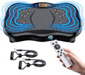Vibration Plate Exercise Machine, Lymphatic Drainage Machine for Weight Loss, Lymphatic Drainage & Muscle Recovery, Multiple Speeds with Bluetooth & Remote, Max User Weight 330lbs-Ruum Studio Home