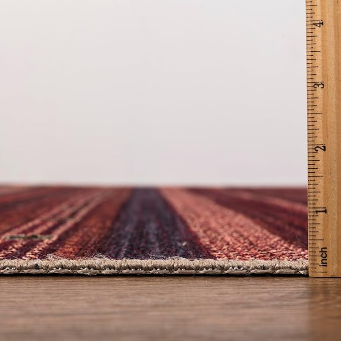 Keen Home Design 2x10 Rug - Machine Washable Runner with Non-Slip Backing, Ideal for Hallway, Entryway, Kitchen, Laundry Room - Vintage, Easy Clean, Durable, Low Pile Rug - (2'6" x 10')-Ruum Studio Home