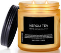 M&SENSE Neroli Tea Scented Candle - 11.6oz Natural Soy Wax Non Toxic 70-Hour Burn, 2-Wick Citrus Scent Candle for Stress Relief & Relaxation - Slow-Burning Home Fragrance Gift for Holiday-Ruum Studio Home