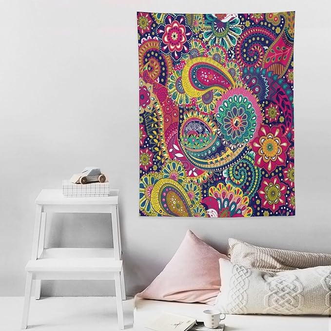 ICMOLYYENLO Tropical Green Plant Tapestry, Green Palm Leaves Natural Landscape Print Wall Tapestry for Bedroom Living Room Dormitory 50x60 Inch-Ruum Studio Home