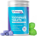 Whitebite Pro Color Correcting Toothpaste Tablets with Nano Hydroxyapatite | Fresh Breath & Natural Whitening | Travel-Friendly Toothpaste & Mouthwash | Fluoride and Plastic-Free (Peppermint)-Ruum Studio Home