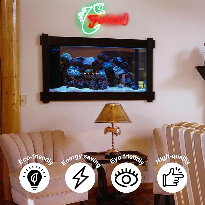 Fish On Neon Sign Go Fishing LED Signs for Wall Green Red Neon Light Dimmable Neon Lights Signs Fish Neon Light Up Sign for Bedroom Living Room Man Cave Yacht Decor Men Gifts-Ruum Studio Home