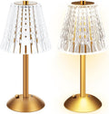 Liliful 1 Pcs LED Portable Cordless Table Lamp Touch Battery Operated Rechargeable Desk Lamp 3 Color Dimmable for Bedroom Living Room Dining (Classic Style,Gold)-Ruum Studio Home
