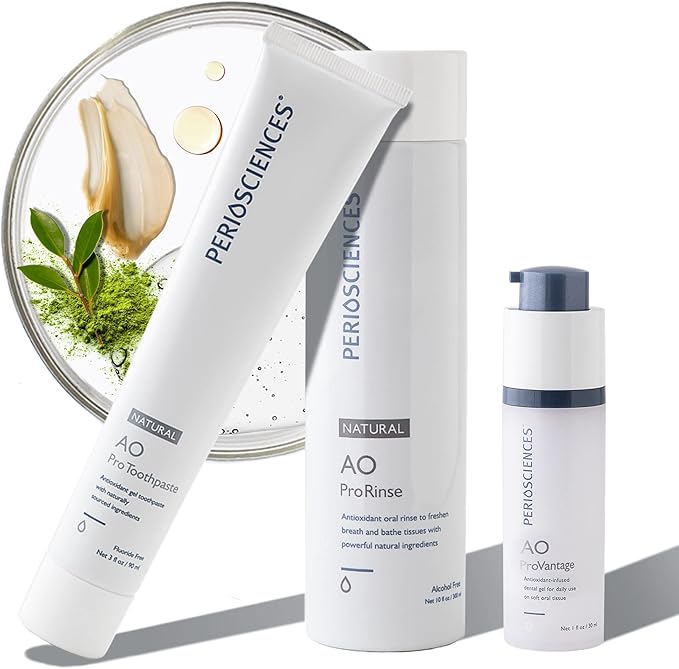 PerioSciences Natural Oral Care Kit - Toothpaste, Mouthwash, Gel-Ruum Studio Home
