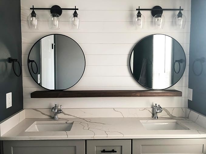 joelsantiques - 60 Inch Wooden Floating Shelves for Wall - 60x6x2 in - Made of Natural Wood - Long Heavy Duty Rustic Wall Shelves for Bedroom - Perfect for Living Room, Kitchen - Mocha-Ruum Studio Home