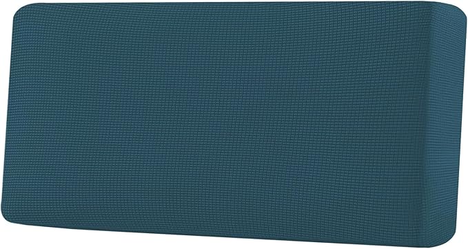 H.VERSAILTEX Super Stretch Individual Seat Cushion Covers Sofa Covers Couch Cushion Covers Slipcover Sets Thick Jacquard Textured Twill Fabric (1 Piece Sofa Cushion Cover, Deep Teal)-Ruum Studio Home