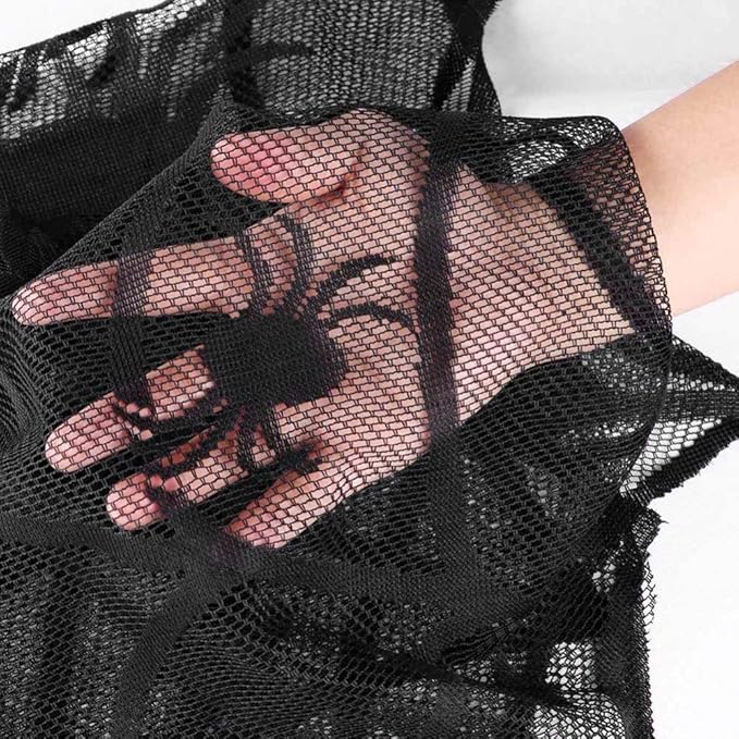 40 Inch Round Spider Web Lace Table Topper Black Halloween Spider Web Tablecloth Party Decoration-Ruum Studio Home