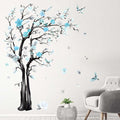 Large Watercolor Tree Wall Decals - Flower Tree Branch Wall Stickers - Bedroom Living Room Sofa TV Background Home Wall Decor-Ruum Studio Home