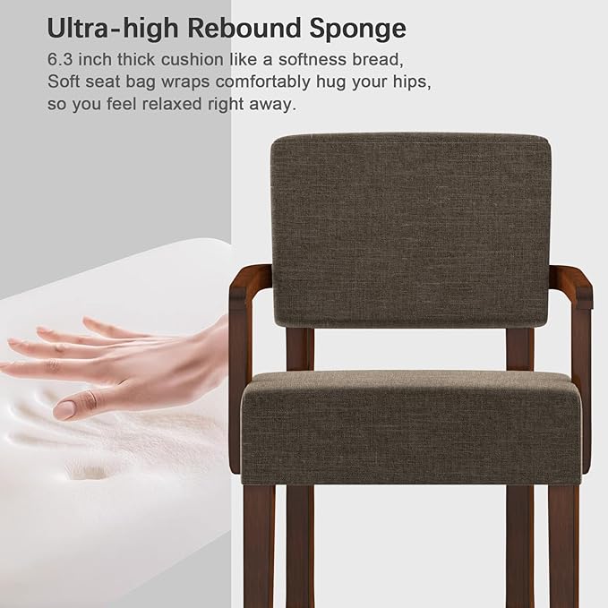Accent Chair, Living Room Chairs Oversized with Soft Seat and Armrests for Dinning Bedroom Reading and Waiting Rooms-Ruum Studio Home