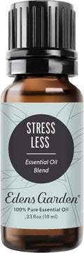 Edens Garden Stress Less Essential Oil Blend- 100% Pure Premium Grade, Undiluted, Natural, Therapeutic, Aromatherapy, The Best for Diffusing, Skin, Candle, Humidifiers 10 ml (.33 fl oz)-Ruum Studio Home