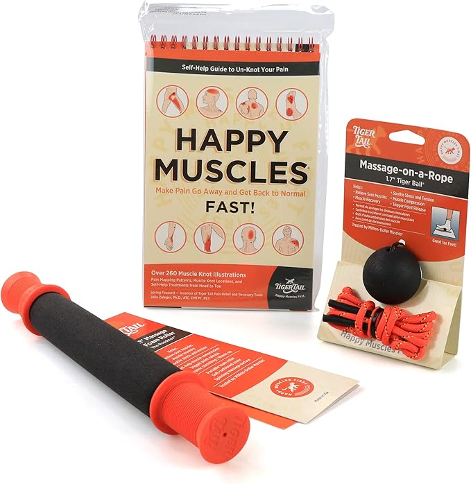 Tiger Tail Foot Muscle Care Kit - Perfect for Massaging Small Muscles in The Foot, Back, and Shoulders-Ruum Studio Home