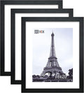 VCK 16x20 Poster Frames 3 Pack Black MDF Wood and Polished Plexiglass Frame,Display Pictures in Horizontal and Vertical-Ruum Studio Home