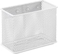 4.5'' × 2.2'' × 3.5'' Magnetic Basket for Whiteboard White Magnetic Basket for Fridge Magnetic Organizer Holder with 4 Strong Magnets Magnetic Holder for Refrigerator Locker-Ruum Studio Home