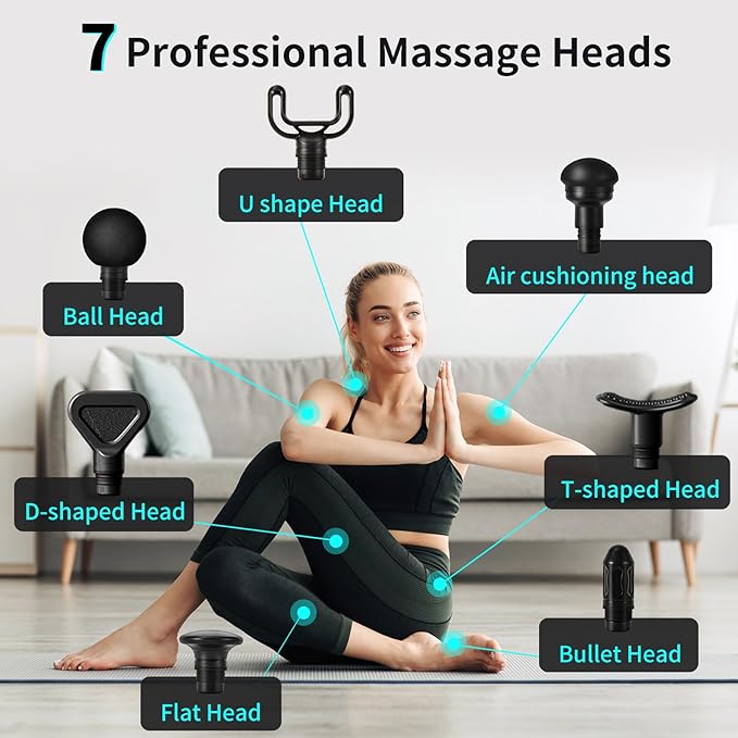 arboleaf Massage Gun, Powerful Massage Gun Deep Tissue, Handheld Percussion Muscle Massager with Portable Travel Case for Athletes, Relax, Gifts-Ruum Studio Home
