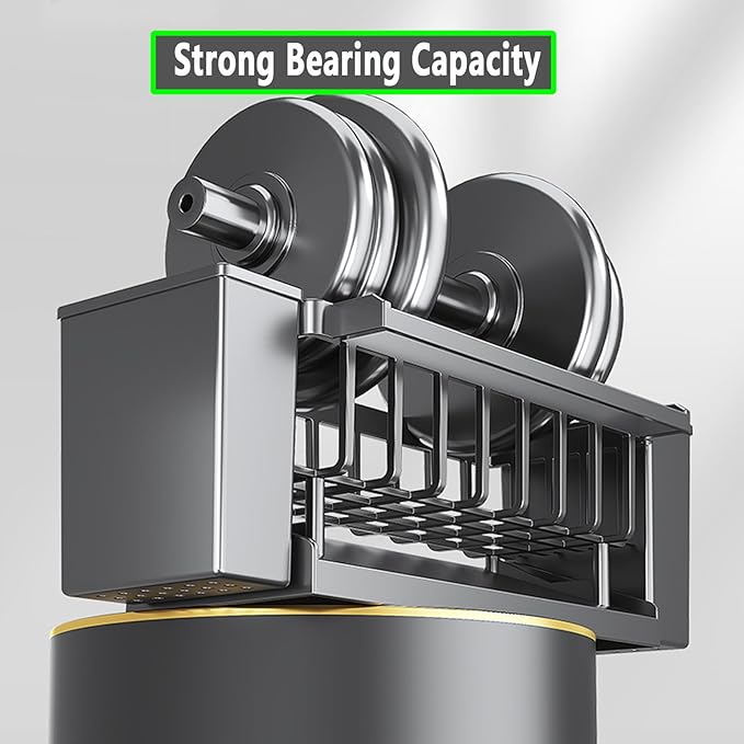 Utensil Holder, 3 Compartments Utensil Drying Rack, Dish Drainer for Kitchen Counter,Kitchen Utensils Holder with Towel Bar,Self-Draining Tray Design(Black)-Ruum Studio Home