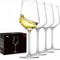 JBHO 17 oz Lead-Free Wine Glasses Set of 4, Hand Blown Durable Crystal Wine Glasses for Daily Use and Hosting Guests, Thin Rim for Serving Red and White Wine, Gift packing for any occasion-Ruum Studio Home