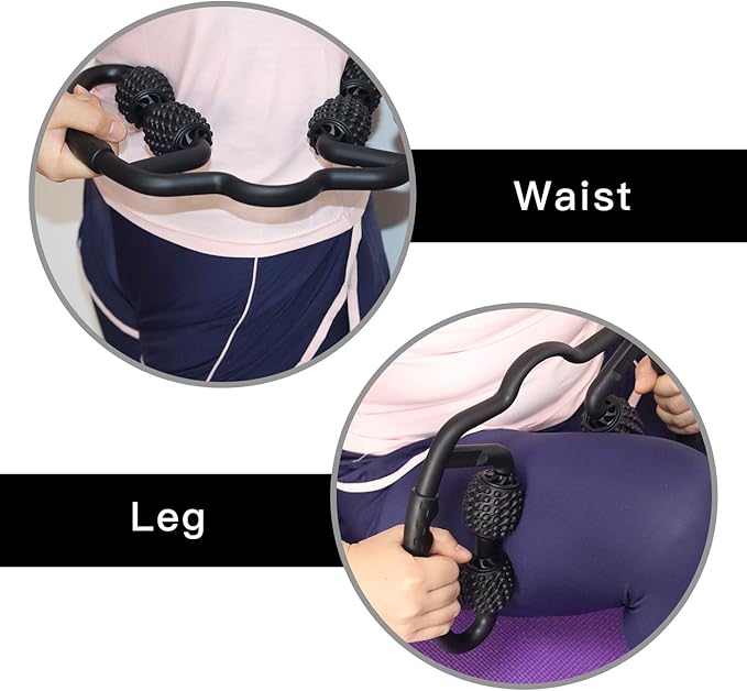 Cellulite Massage Tool Deep Fascia Massager & Dimpled Skin Remover for Legs - Anti-Cellulite Roller Tech with Lymphatic Drainage, Smooth Skin & Pain Relief for Thighs & Buttocks Sculpting-Ruum Studio Home