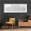 Our Father Prayer Bible Verse Framed Wall Art, 40''×15'' Rustic Religious Christian Lords Prayer Sign for God Jesus Christ Prayer, Horizontal Holy Inspirational Catholic Scripture Decor-Ruum Studio Home