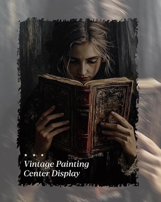 HUARCEY Gold Framed Wall Art for Living Room, Portrait Painting Prints, Vintage Wall Decor for Kitchen, Gothic Bedroom Wall Art for Home Office Magic Scripture 16L x 12W-Ruum Studio Home