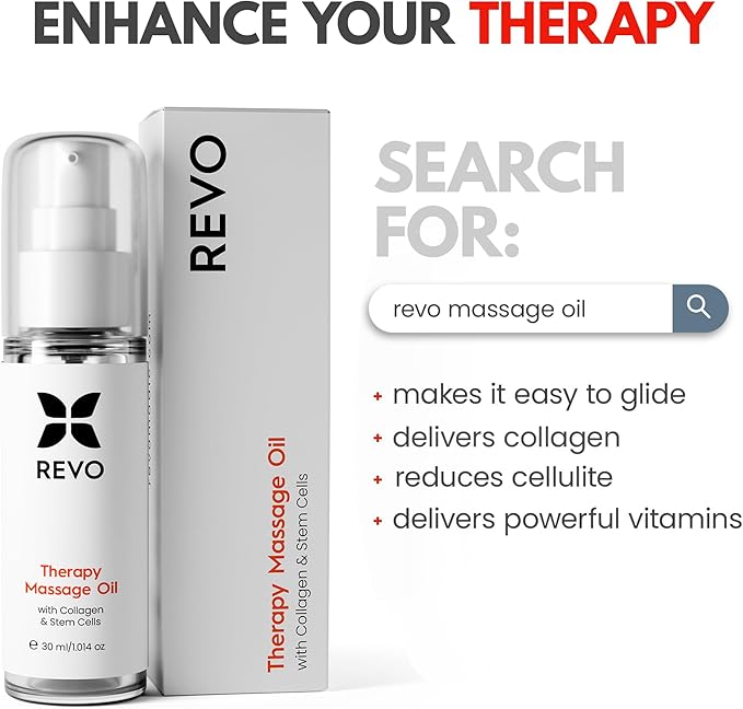 REVO The Original 4-in-1 Smart Cupping Therapy Massager, Red Light Therapy for Targeted Pain Relief, Knots, Aches, Muscle Soreness, Circulation & Tighter Skin, Portable Electric Massager- 2 Pack-Ruum Studio Home