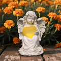 Angel Statues for Garden, Solar Angels for Outside with Glowing Heart & Cemetery Decorations for Grave, Yard Art Patio Balcony & Lawn Ornaments Gifts for Mom Grandma Women-Ruum Studio Home