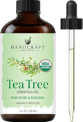 Handcraft Blends Organic Tea Tree Essential Oil – 1 Fl Oz – 100% Pure and Natural – Premium Grade Essential Oil for Diffuser and Aromatherapy-Ruum Studio Home