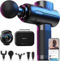 RENPHO Massage Gun Deep Tissue, Portable Percussion Muscle Massager with Bluetooth, Handheld Device for Back and Neck, Carry Case, Gifts for Men and Women-Ruum Studio Home