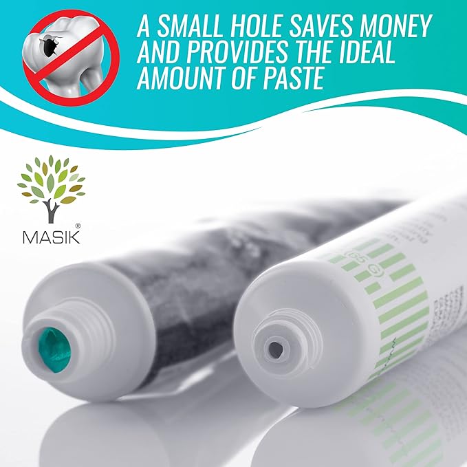 Masik Natural Lemon Grass Toothpaste – Whitening & Sensitive Teeth | Dead Sea Salt | Stain & Plaque Remover | Bleeding Gums & Canker Sore Care | Fluoride & SLS-Free | Non-Foaming | Made in Israel-Ruum Studio Home