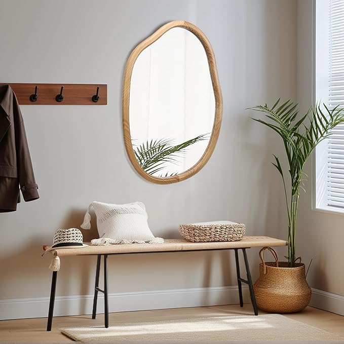 Irregular Mirror for Bathroom Vanity & Wall Decor - Asymmetrical Wall Mirror-Ruum Studio Home