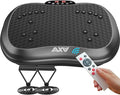 AXV Vibration Plate Exercise Machine Whole Body Workout Portable Mini Vibrate Fitness Platform Lymphatic Drainage Machine for Weight Loss Shaping Toning Wellness Home Gyms Workout (Mini)-Ruum Studio Home