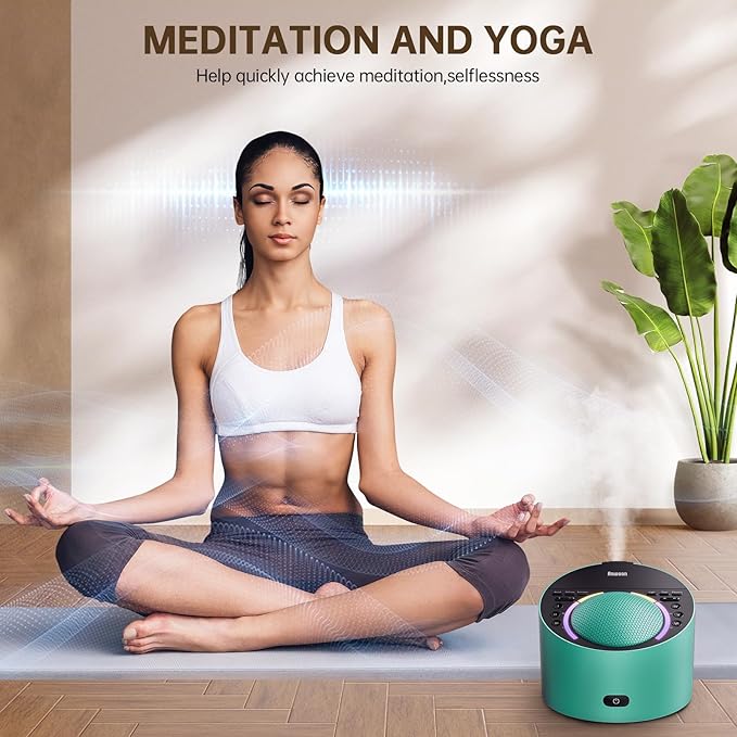 Pro 4-in-1 Sound Machine & Aroma Diffuser Sleep System | Metal Shell with 50+ Natural Soothing Sounds, Schumann Resonance, Night Light (Compatible with All AN-AIO25 Models) - Adults Kids Baby-Ruum Studio Home
