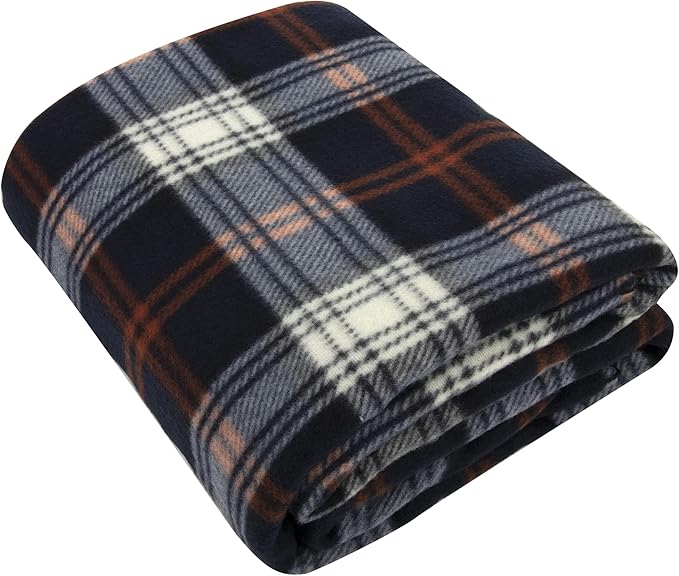 50x60 Throw Blankets, Plaid Fleece Throw Blankets for Bedroom, Couch, Livingroom, Chair, Pets, Outdoors-Ruum Studio Home